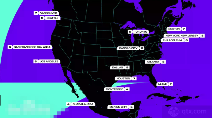 好博体育热点资讯 - 2026年世界杯美加墨具体比赛地点及球场完整版(3个国家16座城市16个球场承办) 好博体育热点资讯 - 2026年世界杯美加墨具体比赛地点及球场完整版(3个国家16座城市16个球场承办)